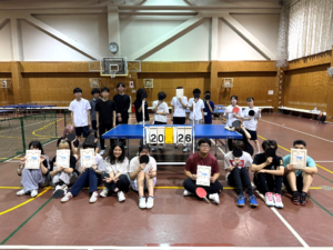 2026年度 名古屋分室 卓球大会